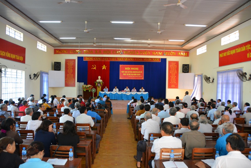 Đoàn đại biểu HĐND thành phố Buôn Ma Thuột tiếp xúc cử tri chuyên đề về trật tự đô thị năm 2018.